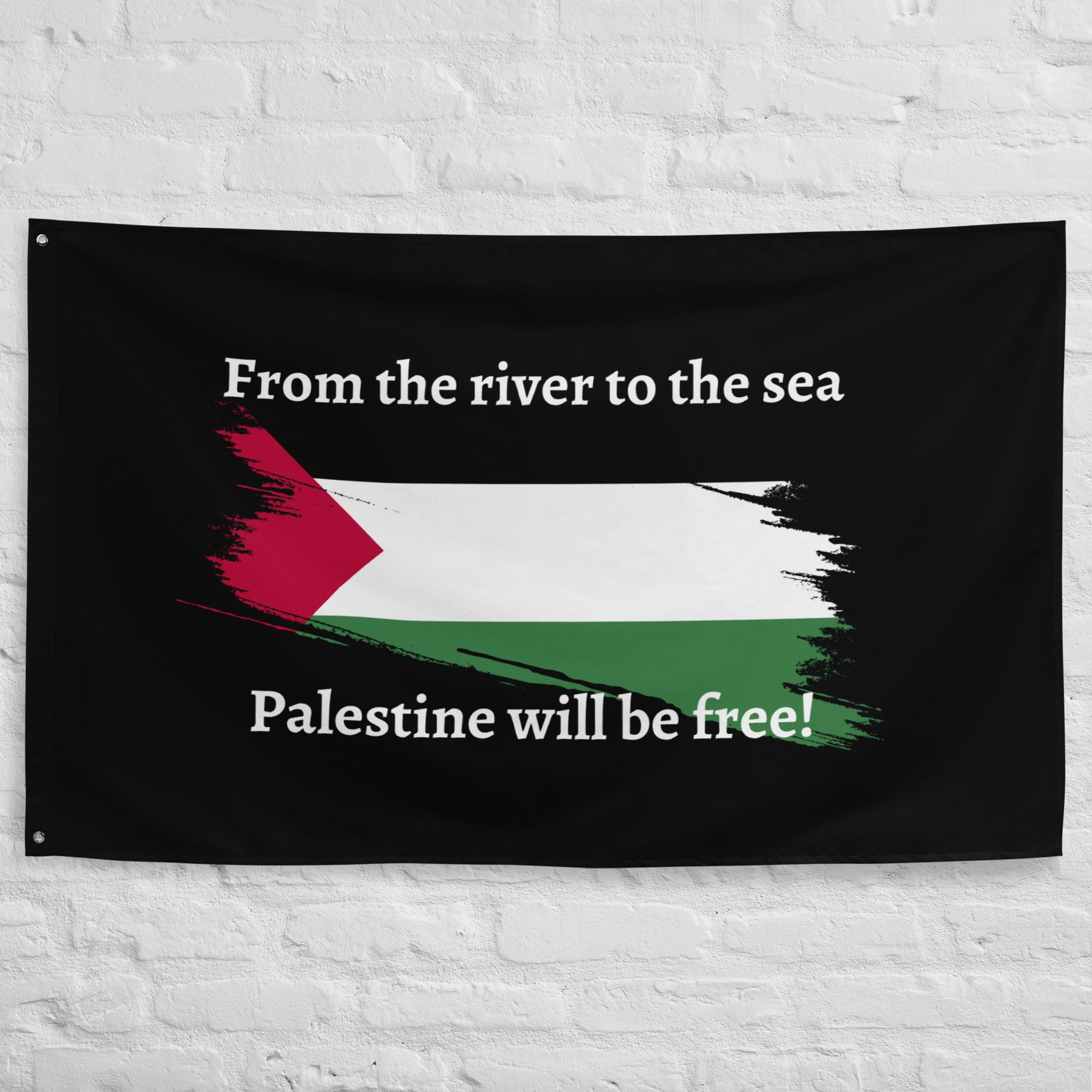 From the river to the sea, Palestine will be free! - Flag