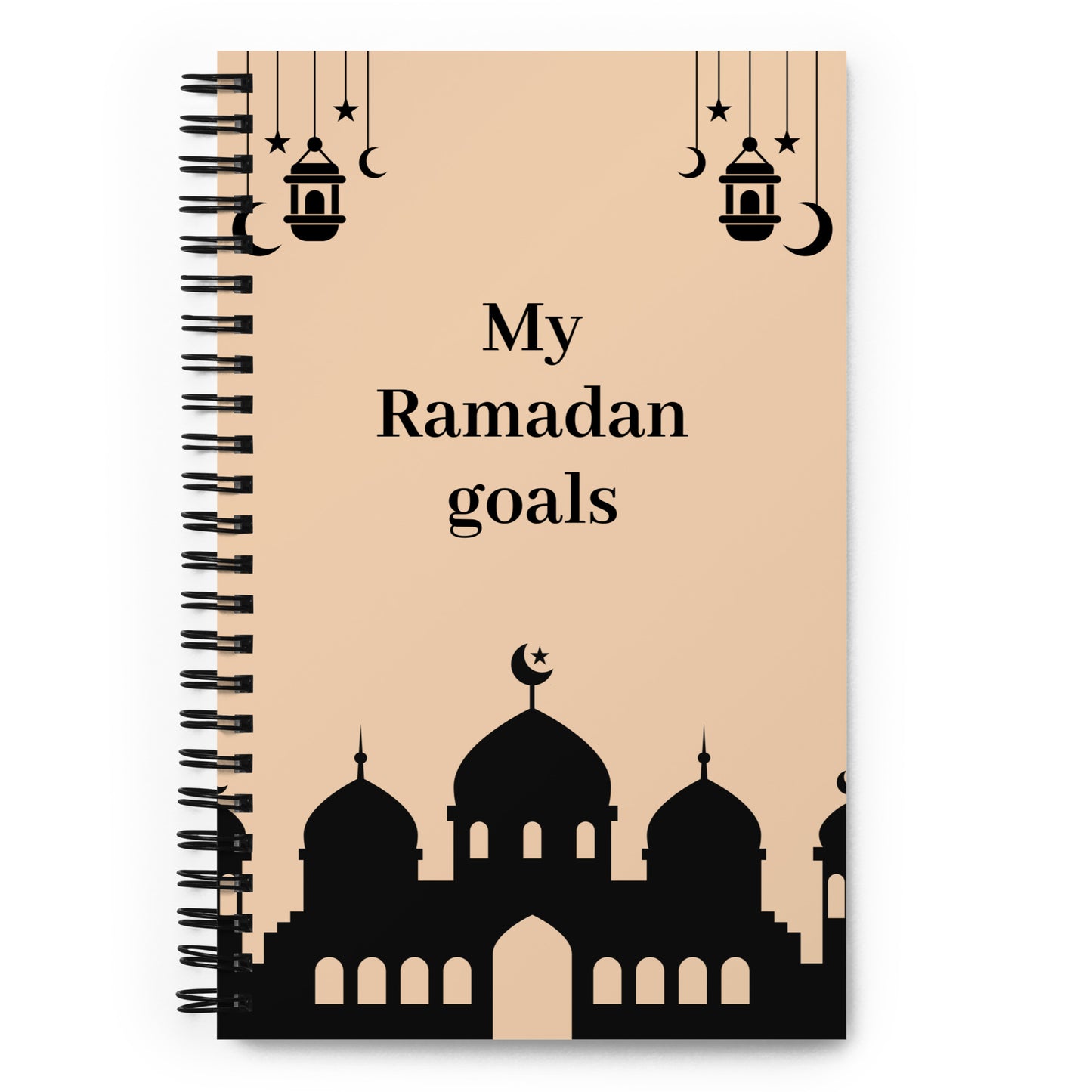 My Ramadan goals - Spiral notebook